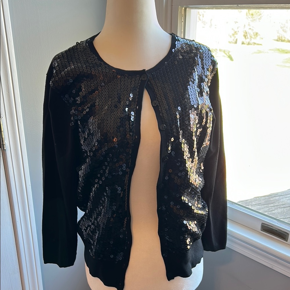 Black Sequin Women's Jacket
